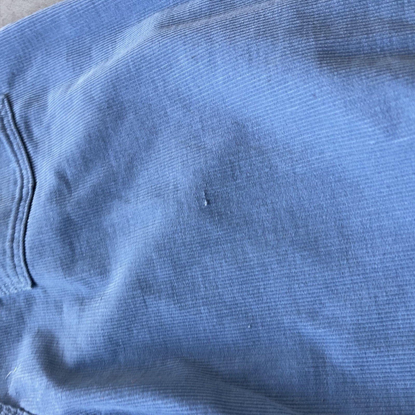 Vintage 70s Maverick Bell Bottom Pants Velvet Blue Corduroy Hippie Scovill Flare