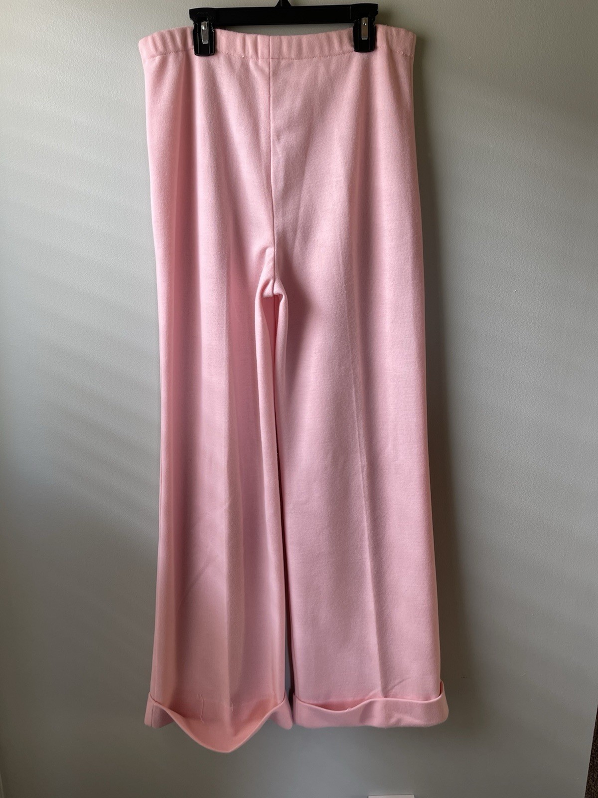 1970s or 80s The Kollection Pink Bell Bottom Comfy Casual Women’s 2pc. Suit