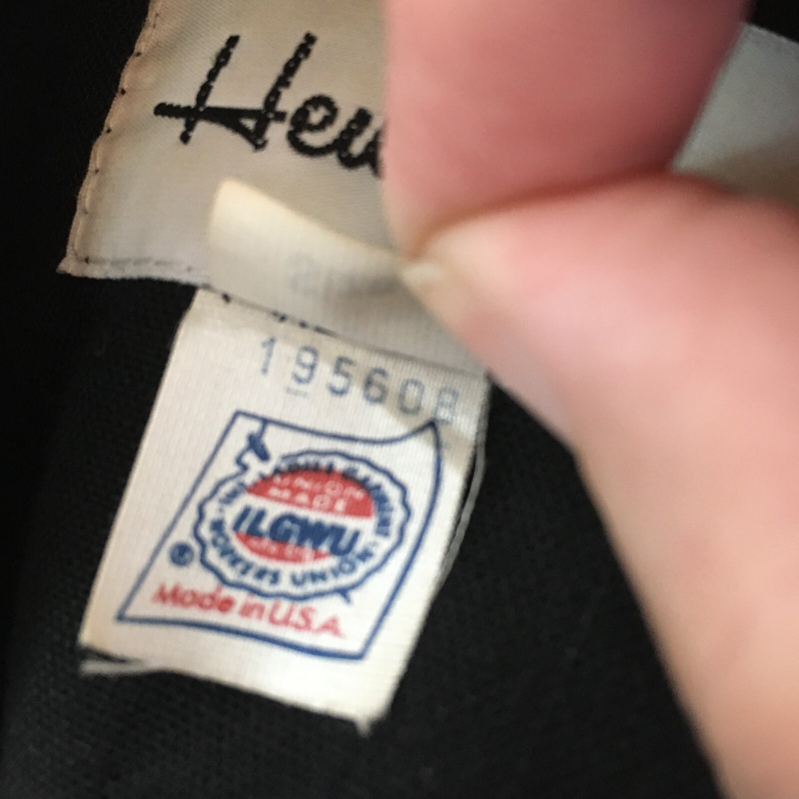 Henry Lee Vintage Womans Black Dress, Shirtdress, Pockets, 8, 40 bust