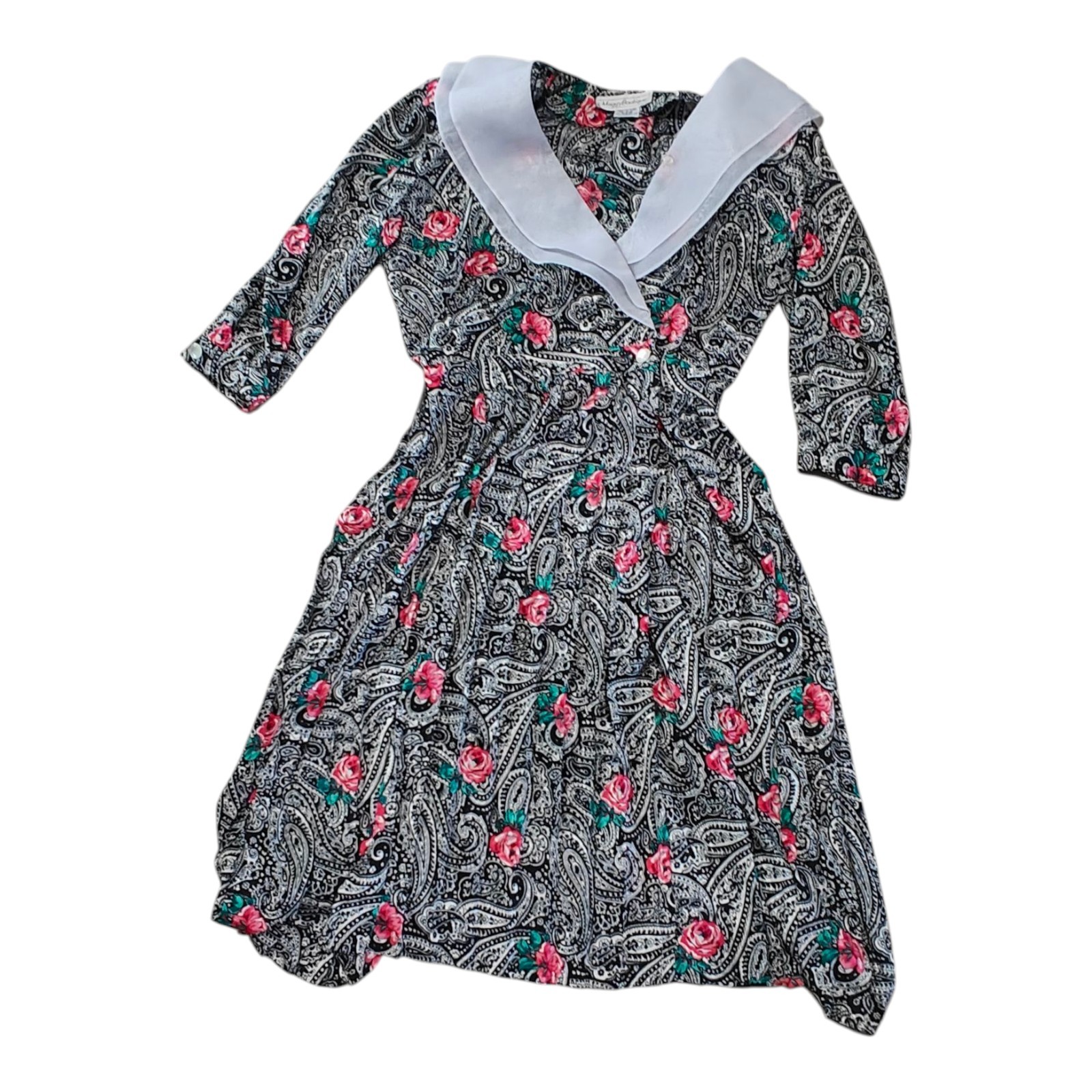 Maggy Boutique James Daugherty Collared Dress Secretary Mom Core Sz 14