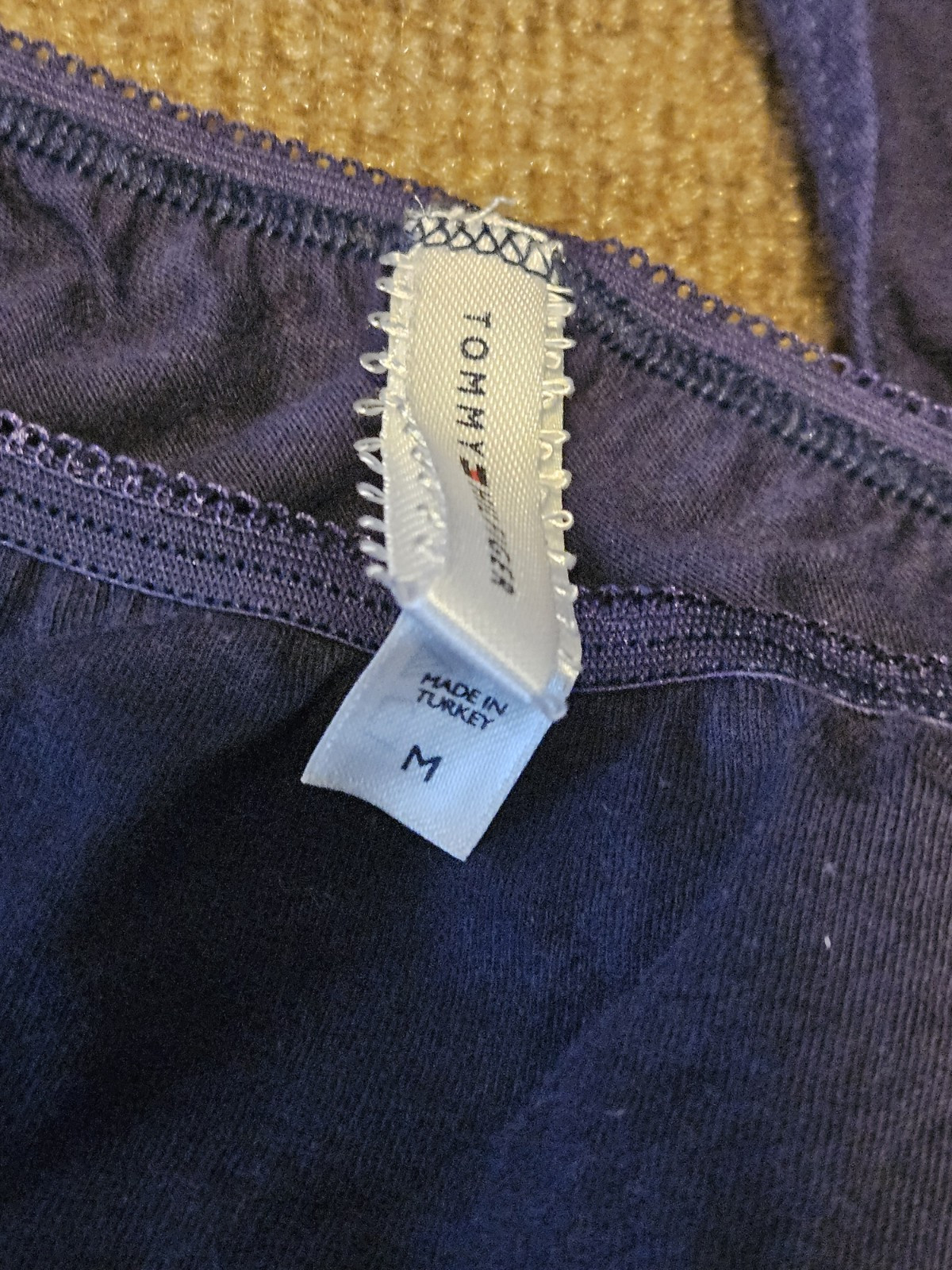 Tommy Hilfiger Women’s Brief Underwear Sz: M Color: DARK BLUE