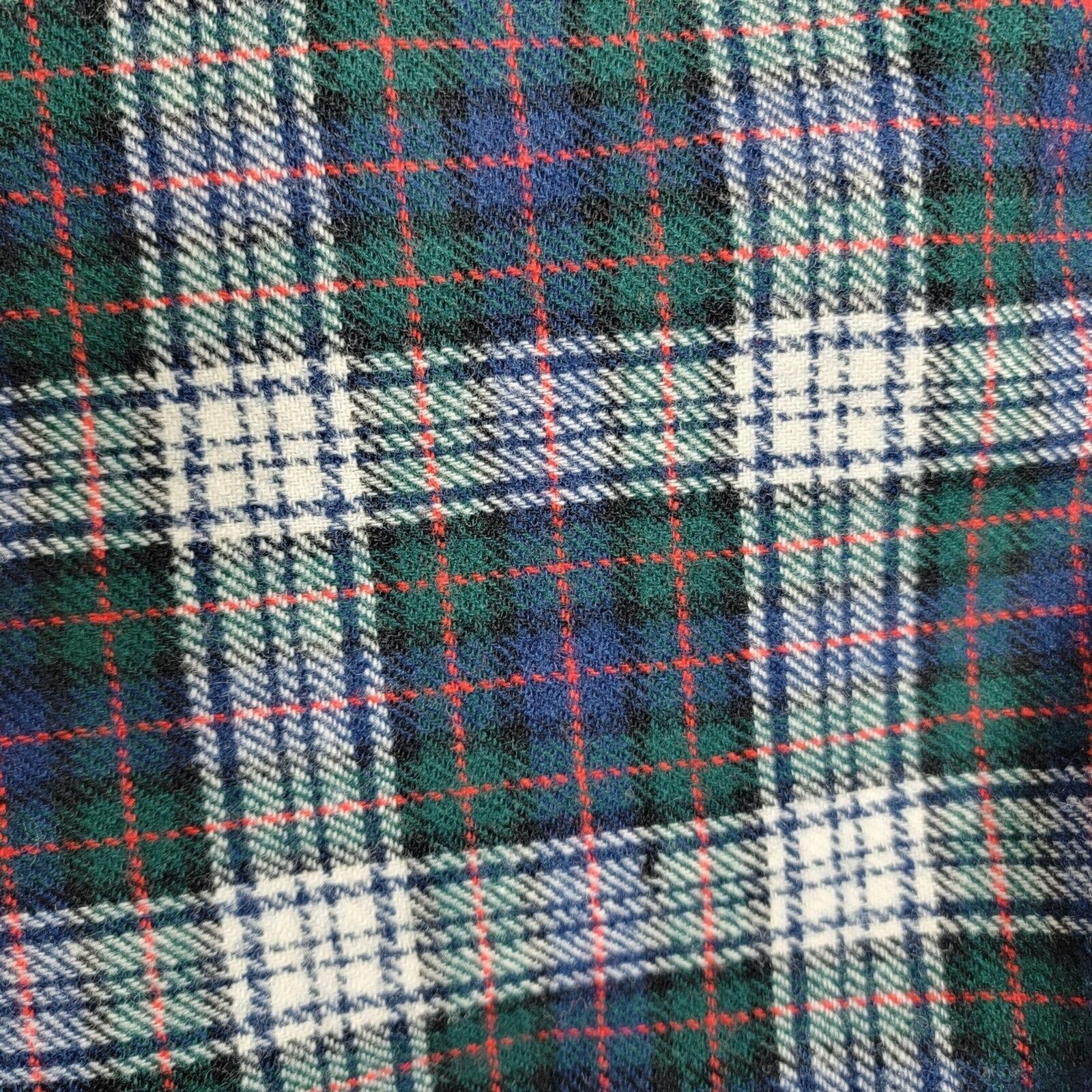 Vintage Pendleton Tartan Plaid Wool Skirt USA sz 16 (med/lg) Vtg Lined A-Line