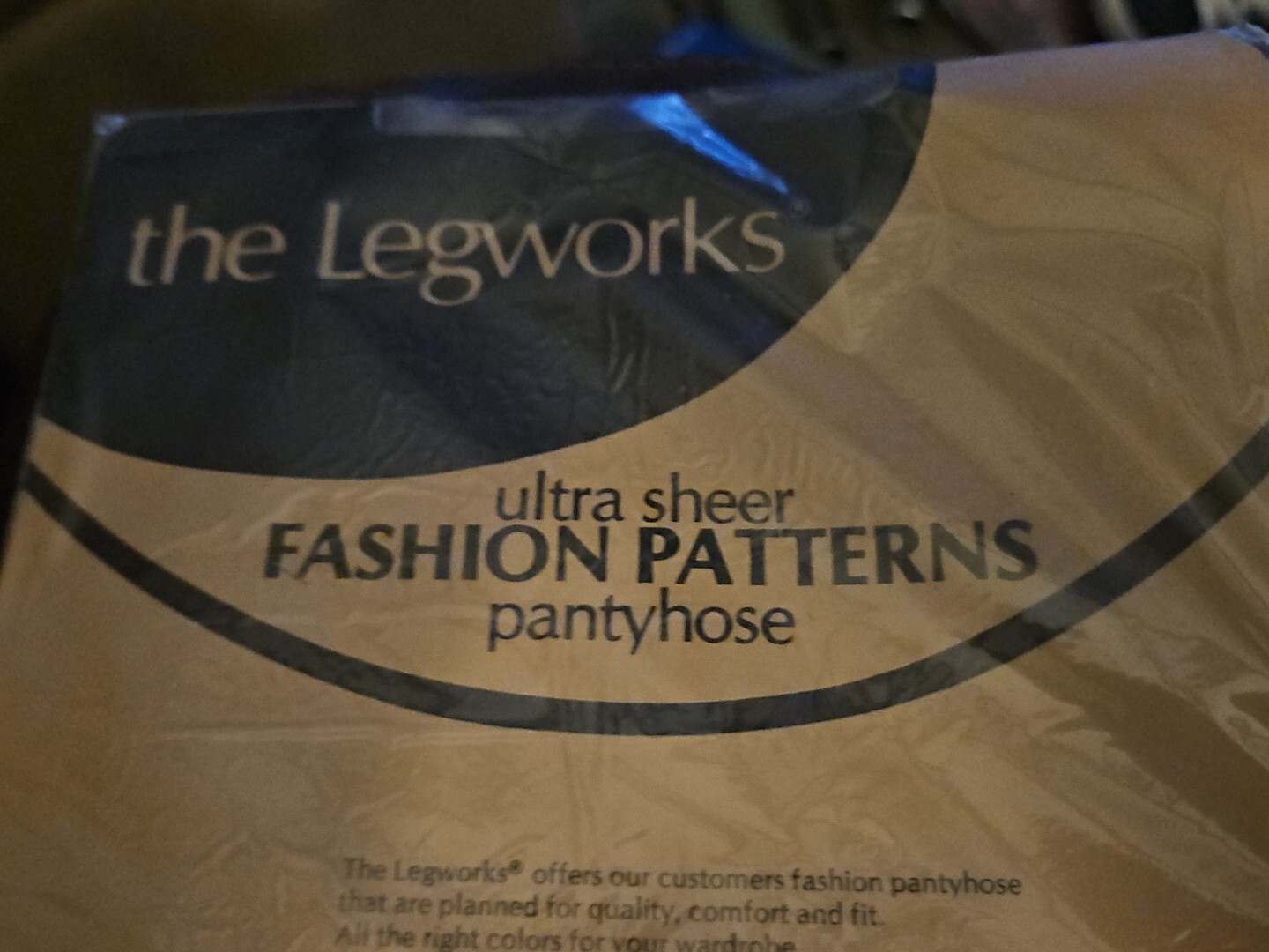 Pantyhose Black Sheer Fashion Dots Pattern Womens Sz 2x Nylon Vinta The Legwork