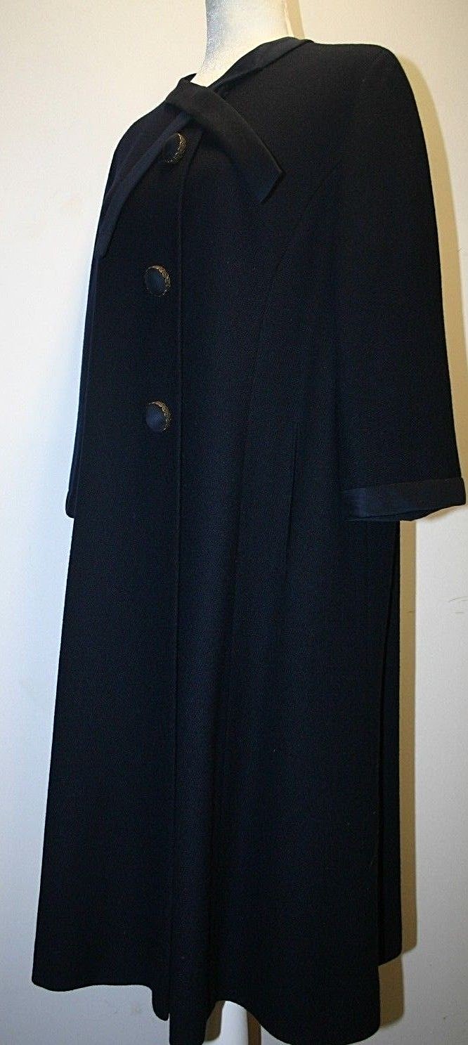Vintage 1940s Hirsch Ladies winter jacket Navy Blue monarch new york