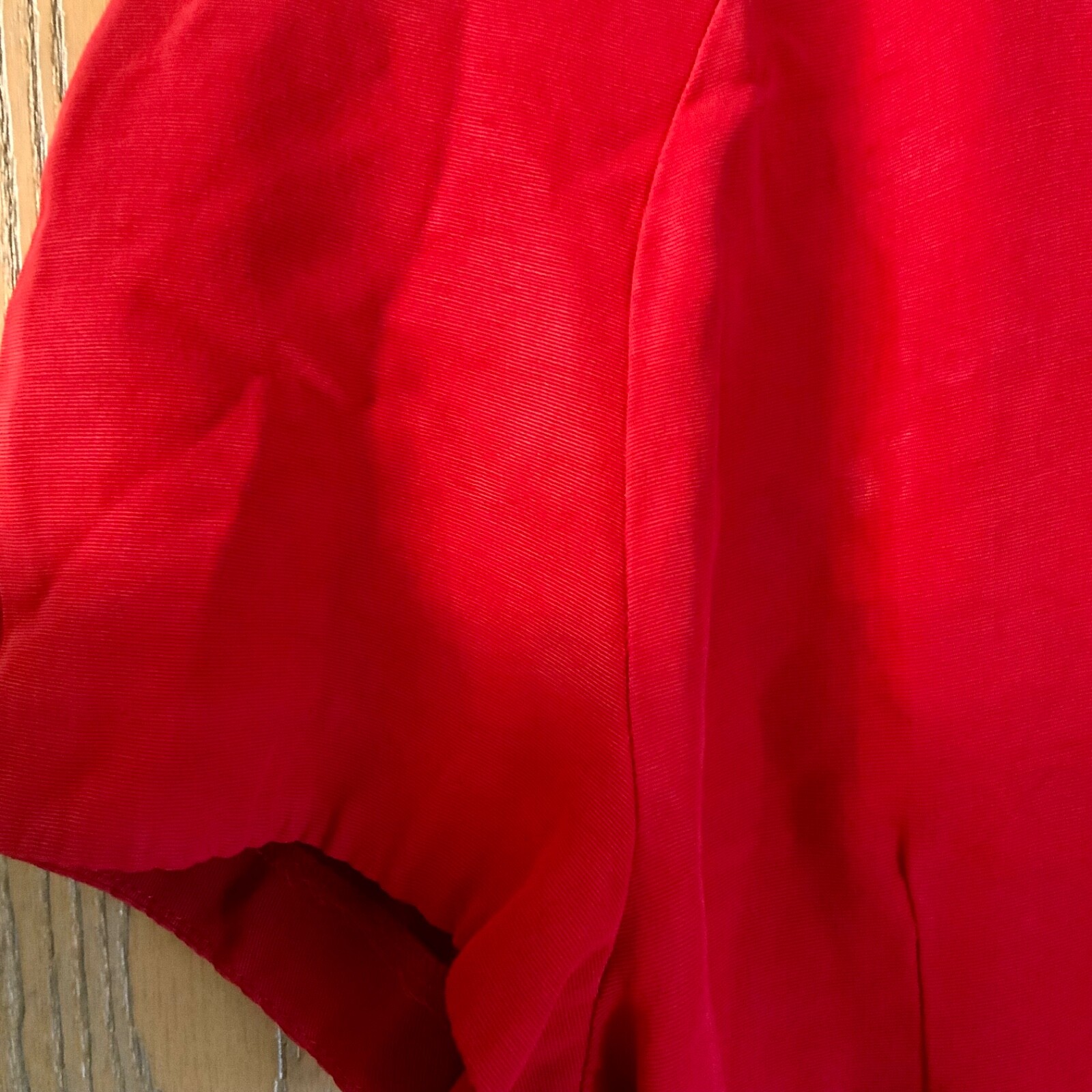 VINTAGE 90’S BE SMART SHORT RED PARTY DRESS BODICE BOW ACCENT REAR SLIT SIZE M