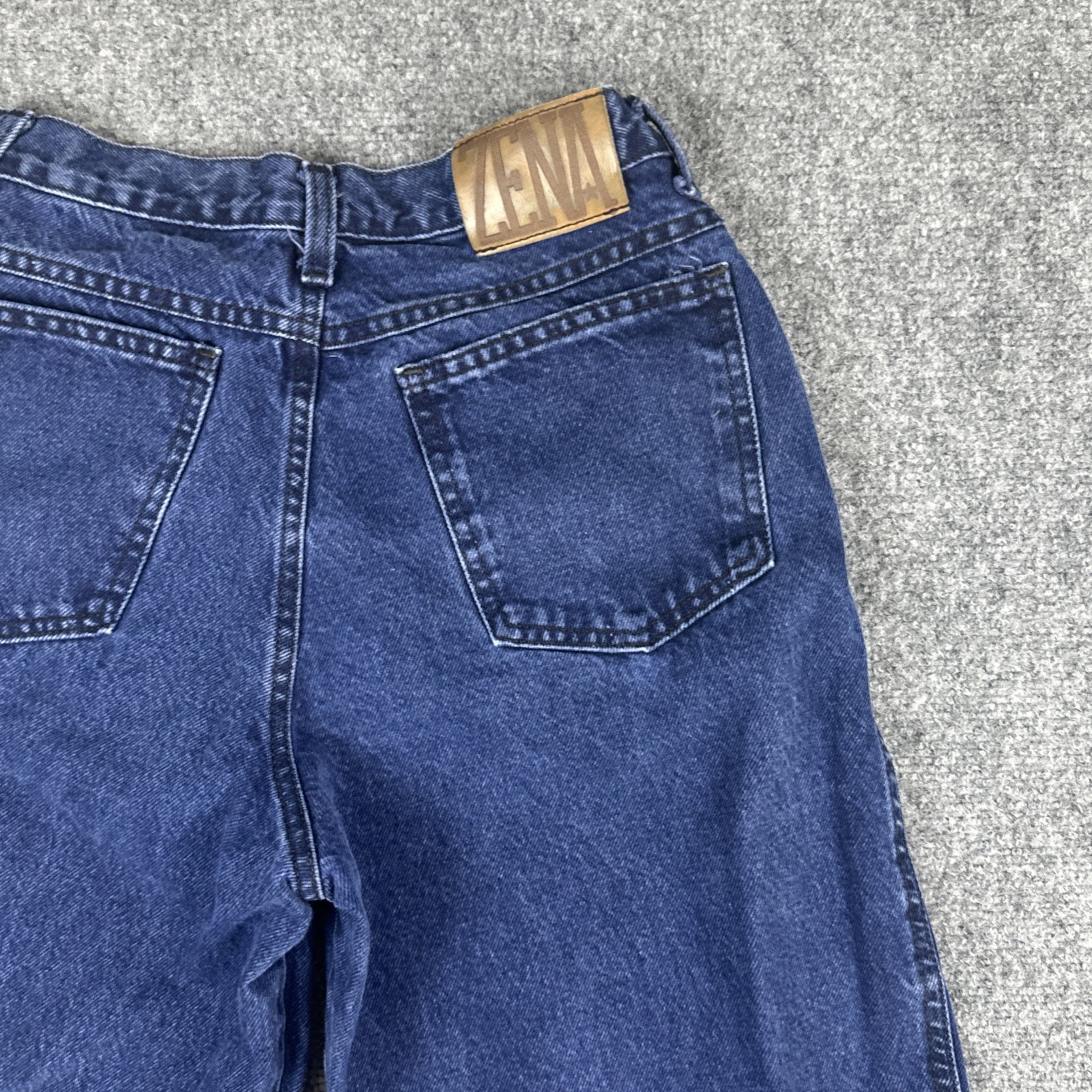 Zena Jeans Denim 80’s Western Style Jeans Junior’s 9 High Rise Tapered Vintage