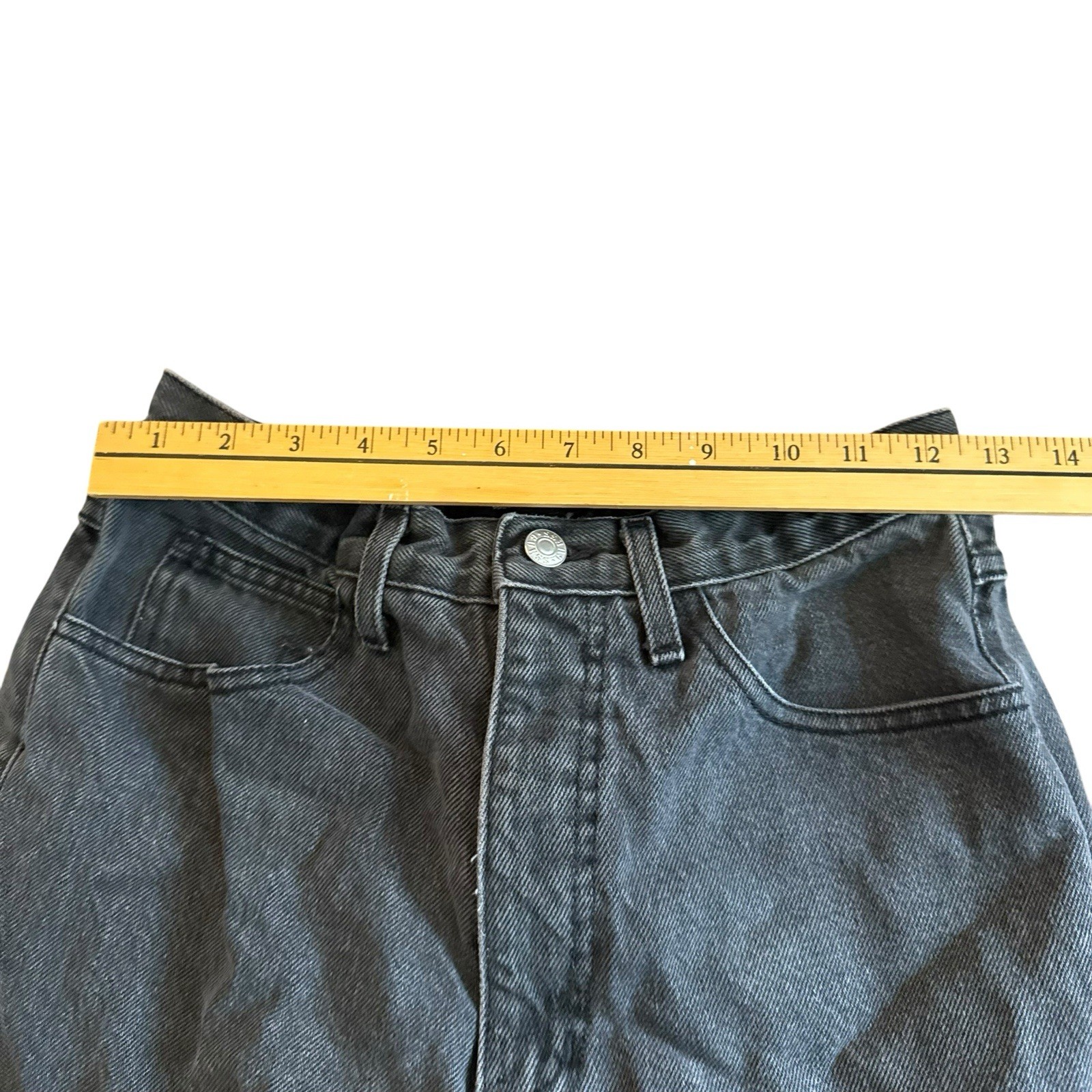 Vtg Woman’s 1990s GUESS JEANS, Size 30, Blk, Tapered Leg, Zip Ankle, Style 39015
