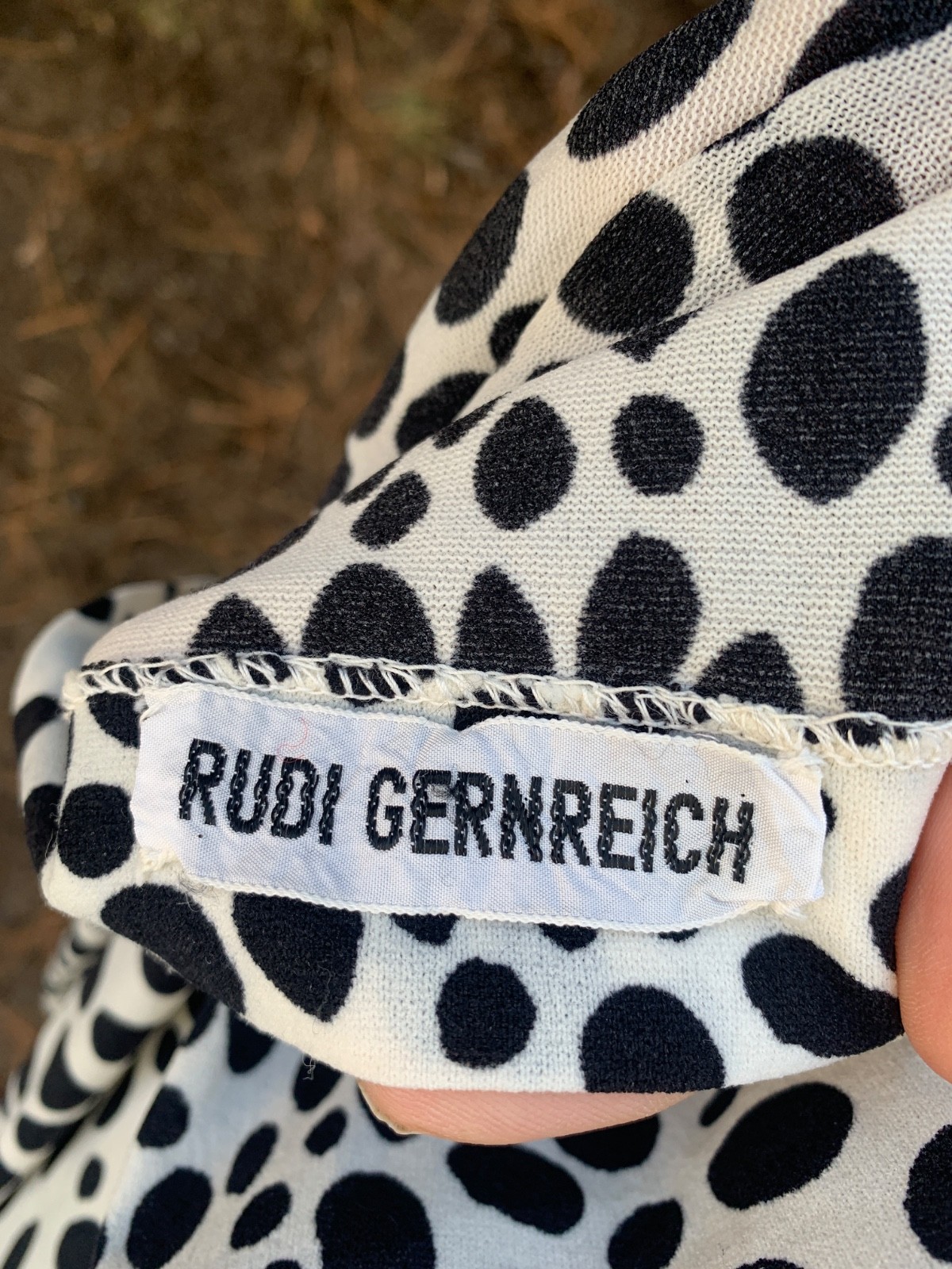 * ICONIC * TOTAL LOOK * RUDI GERNREICH * 1966 *CHEETAH* PRINT MINI DRESS *