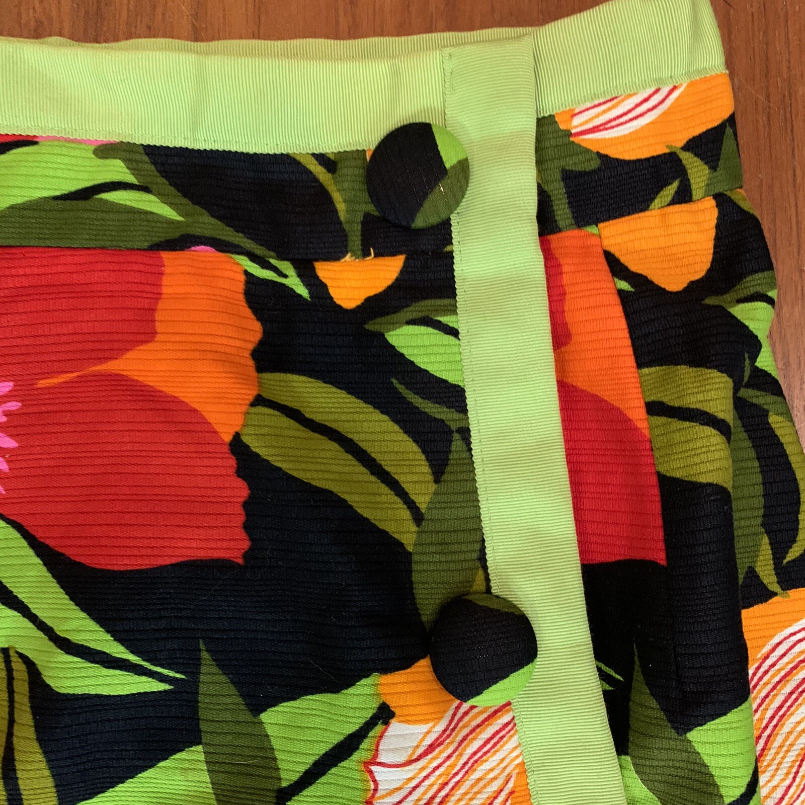 Vintage Floral Maxi Skirt By Malbe 60’s 70’s