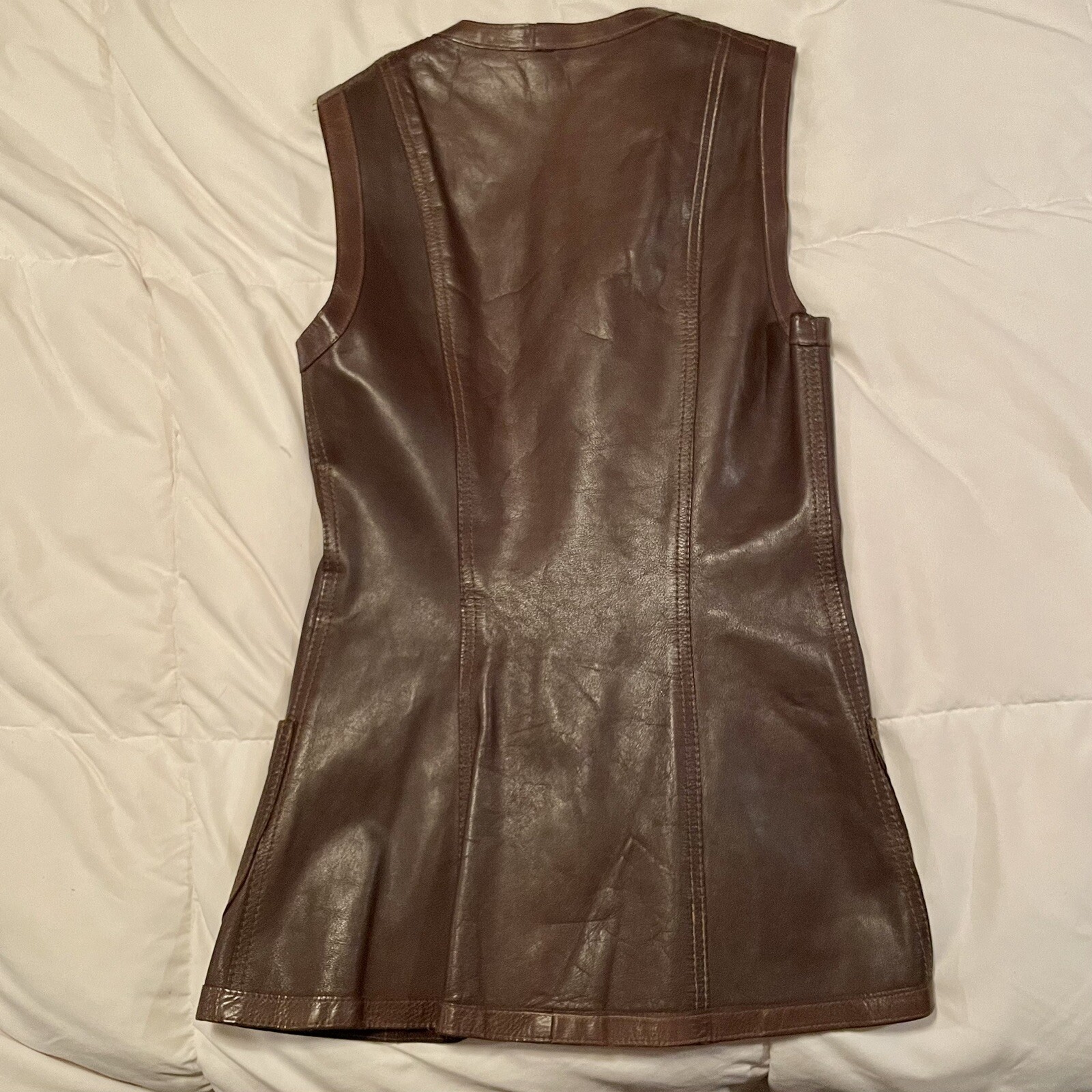 Cordoba Suedewear Vintage Late 60s 70s Hippie Rock n Roll Band Sleeveless Vest