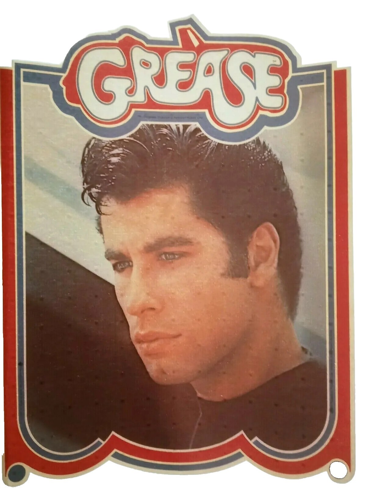 Vtg 1978 NOS „Grease, Danny” Paramount Pictures & Factors Photo Iron-on Transfer