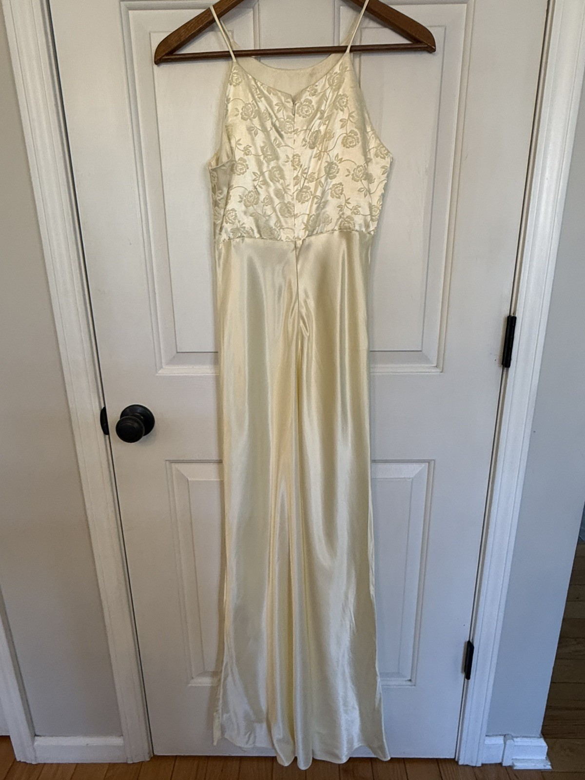VTG Betsy & Adam 90s 5/6 Yellow Formal Dress Princess Fairy Slip Dreamy Prom