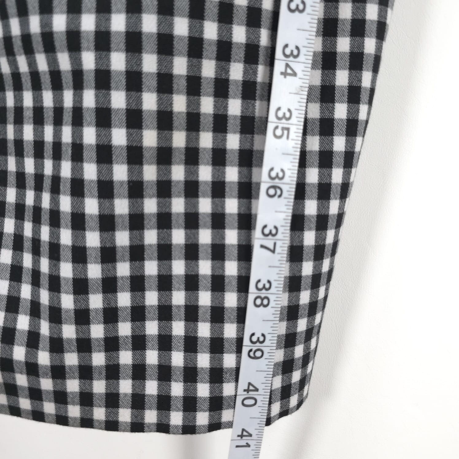 GLAMOUR BUNNY Jacky 60s Jacky Pencil Dress Gingham Back Slit Chic Bow Size XS