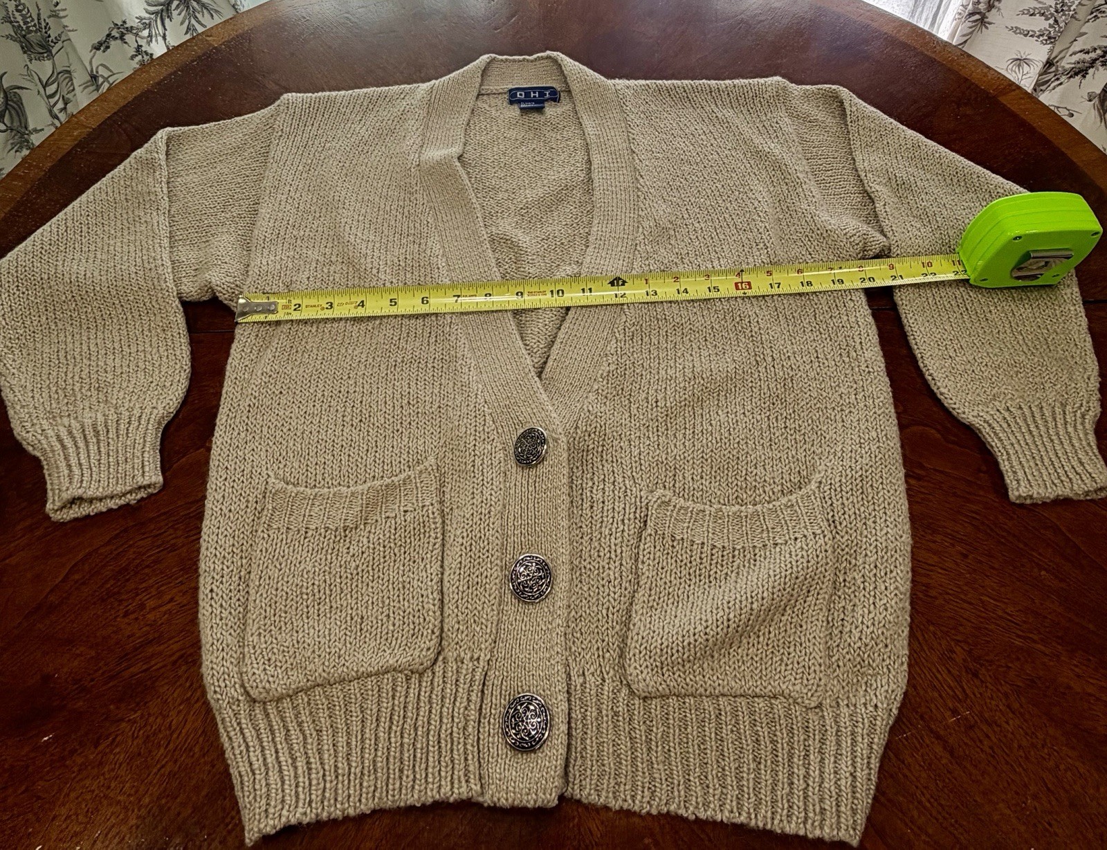 3 Vintage 1980s Women’s Pink, Blue, & Tan Sweaters