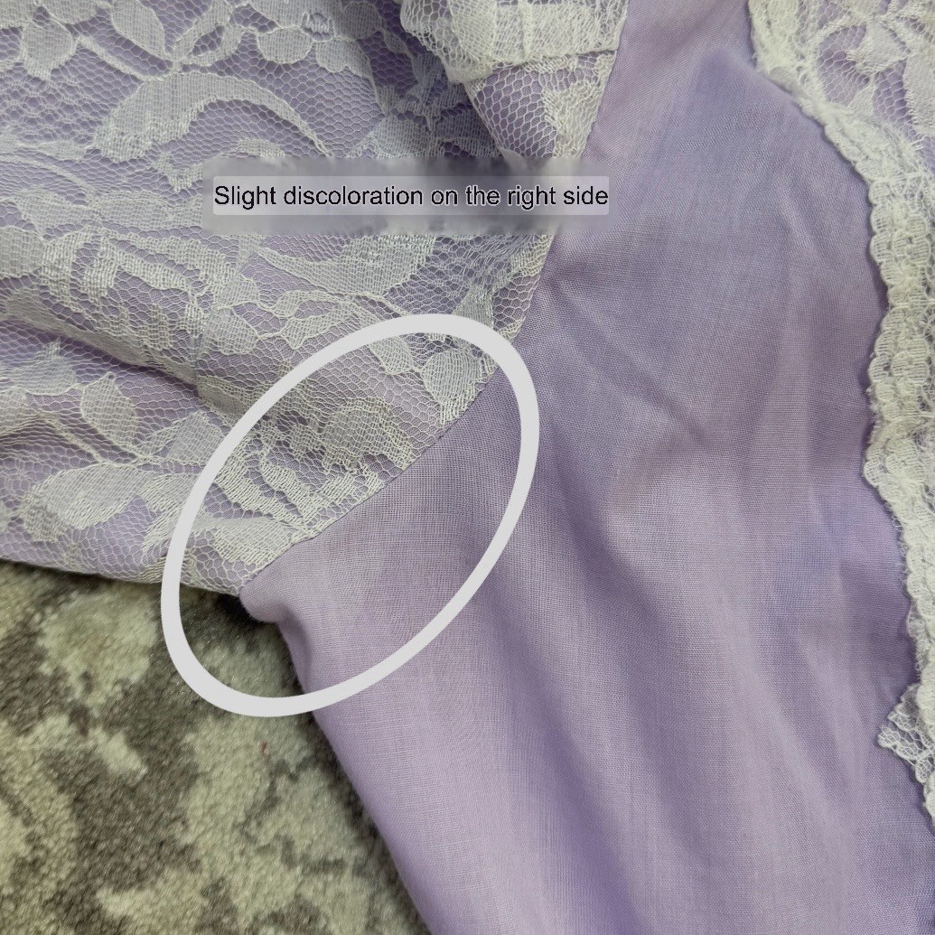Vintage Lavender Lace Blouse Puff Sleeve Romantic Cottagecore Prairie Top