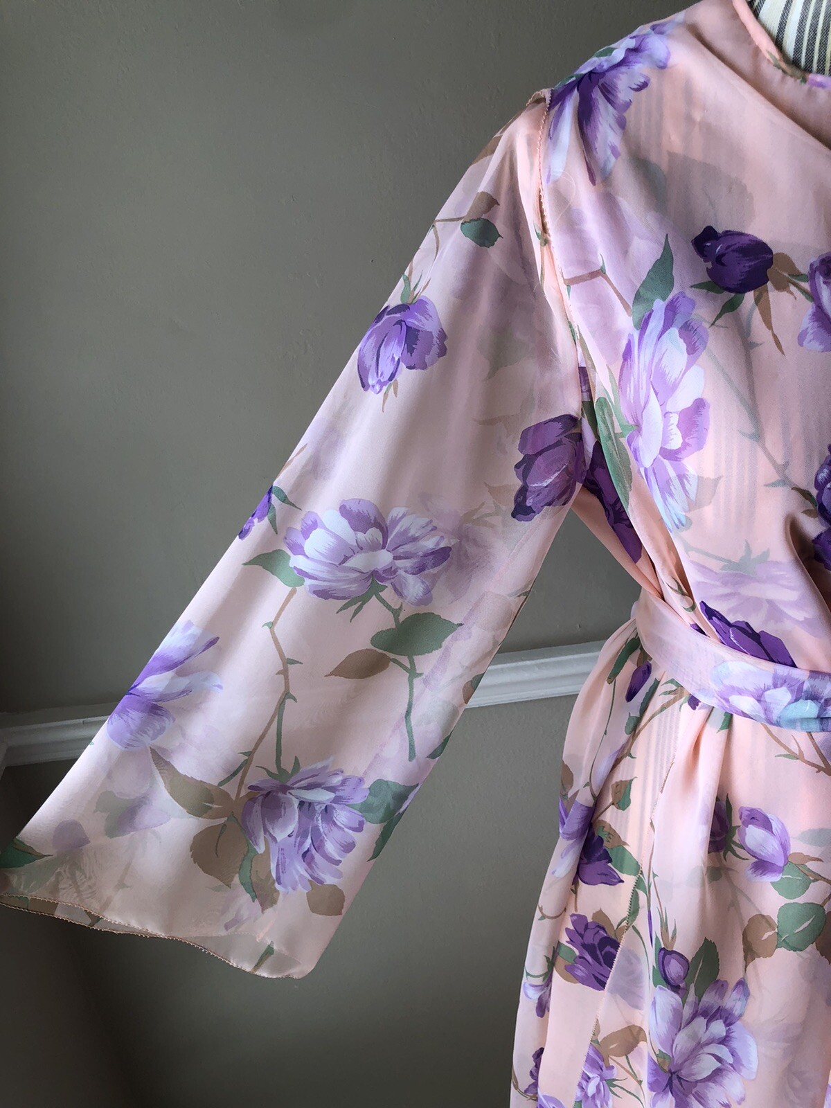Vintage DON LUIS DE ESPANA Long Maxi Dress Shawl BOHO CHIC Spain SZ 18 L XL VTG