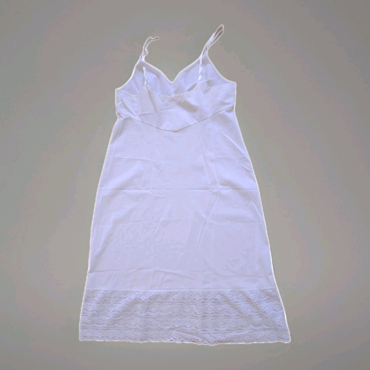 Vintage Gossard Artemis Slip Petticoat Dainty Lacey Creamy White Strappy Sz 38