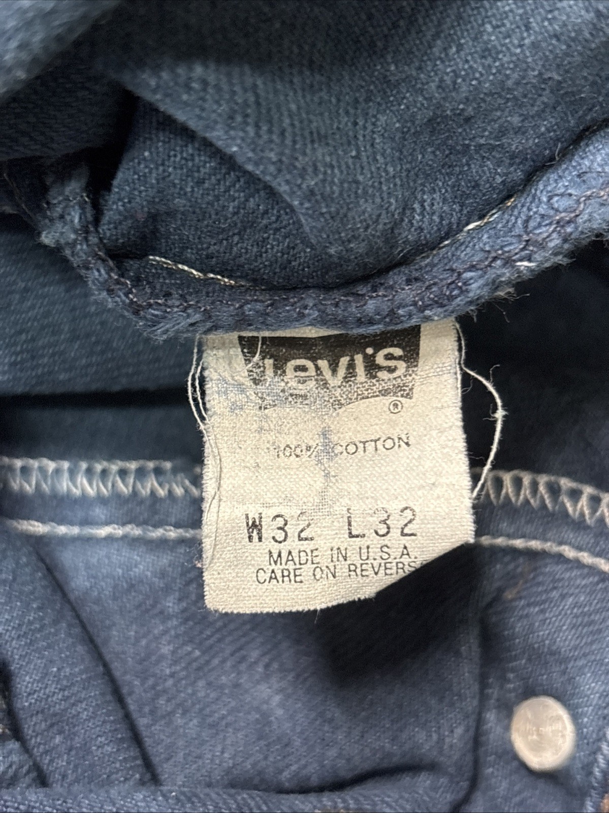 Vintage Levi’s Silver Tab Mens Jeans W32xL32 Light Wash Blue Face Patch