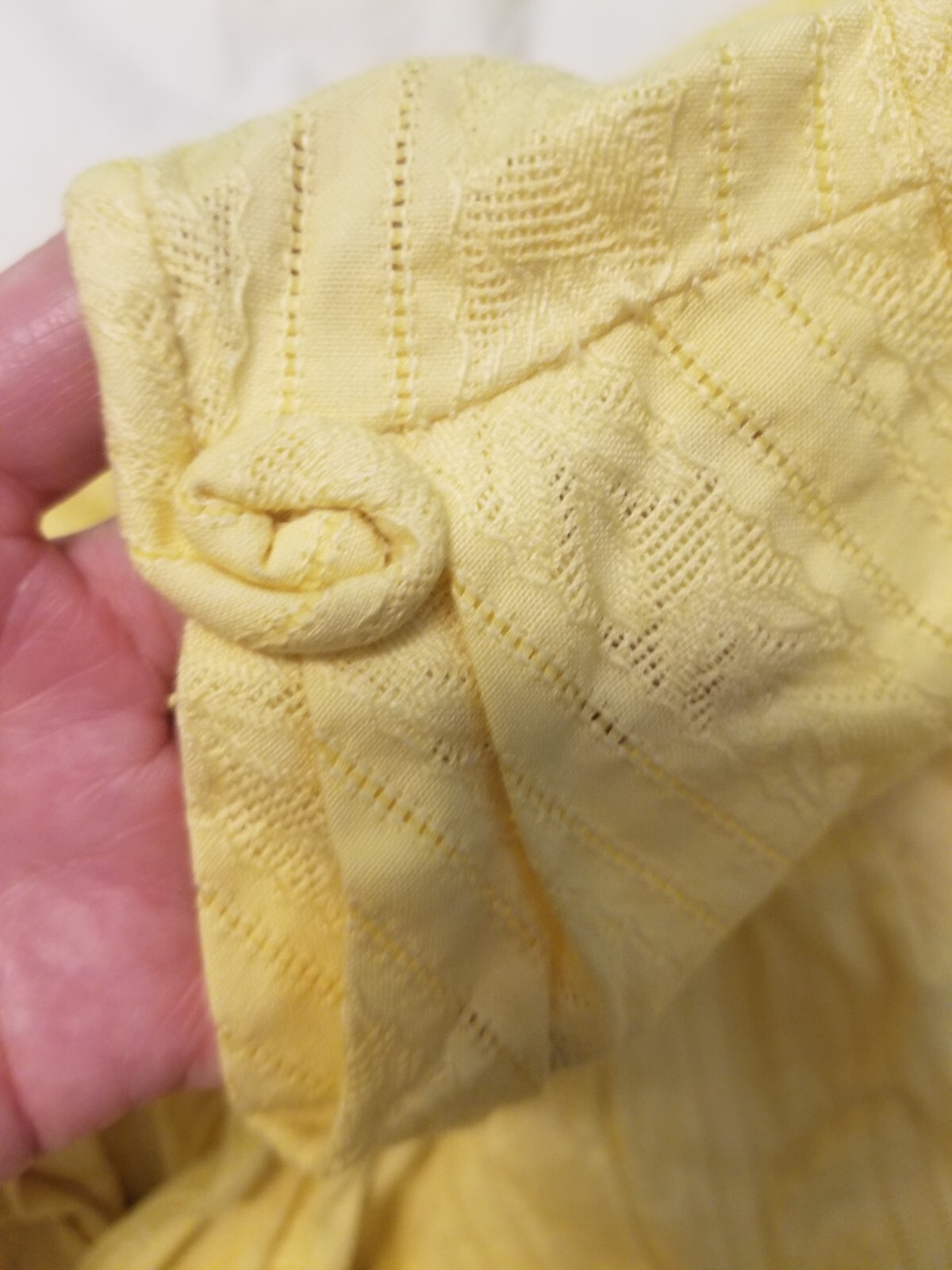 Vintage Made Especial By Lora Yellow Maxi Dress S