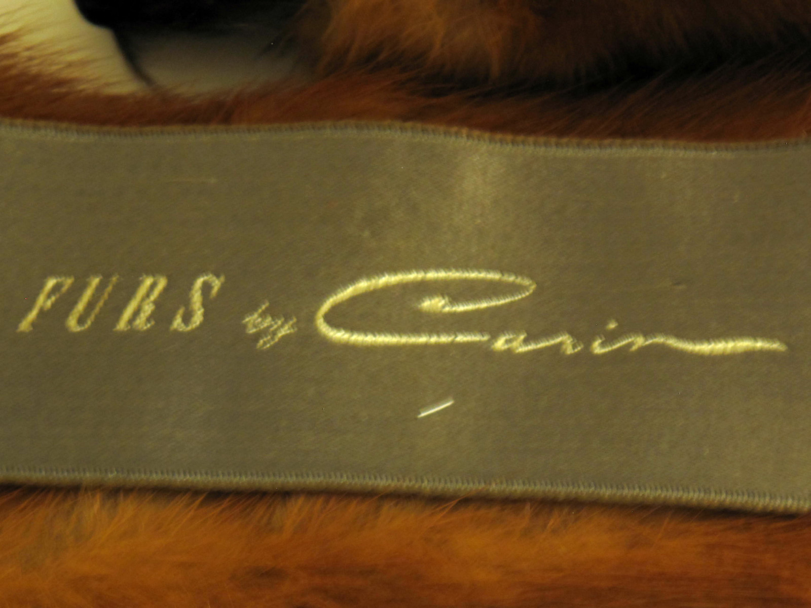 Vintage 5 Pelt Mink Real Fur Stole Scarf Shaw Wrap 48 inches long FURS by Carin