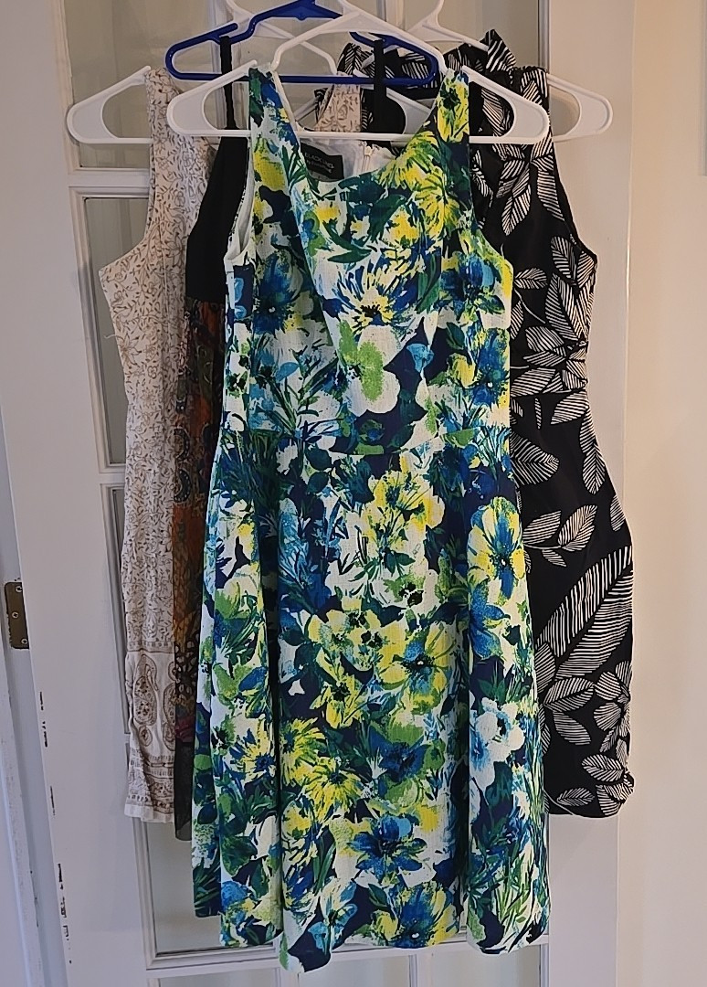 Resellers Lot of 4 party Summer Designer Dresses 6 Evan Picone London Times CDC