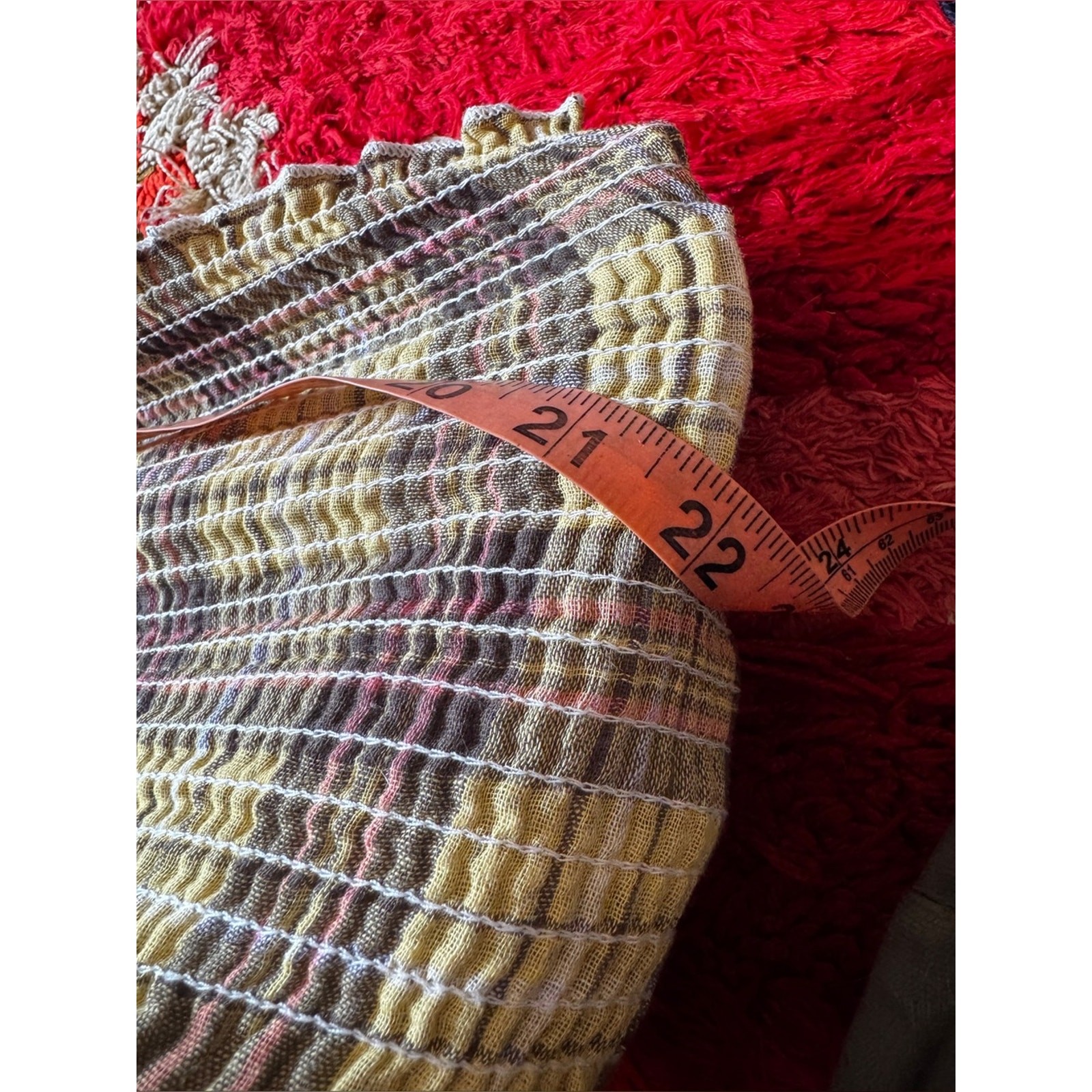 Y2K does 70s Plaid Tube Top