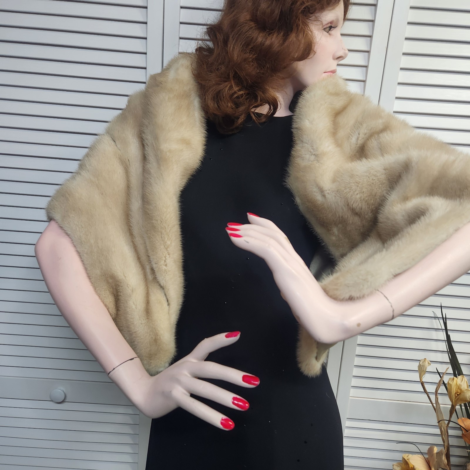 Vintage Mink Fur Stole Designed By Spear & Picardi Paris. London. New York…