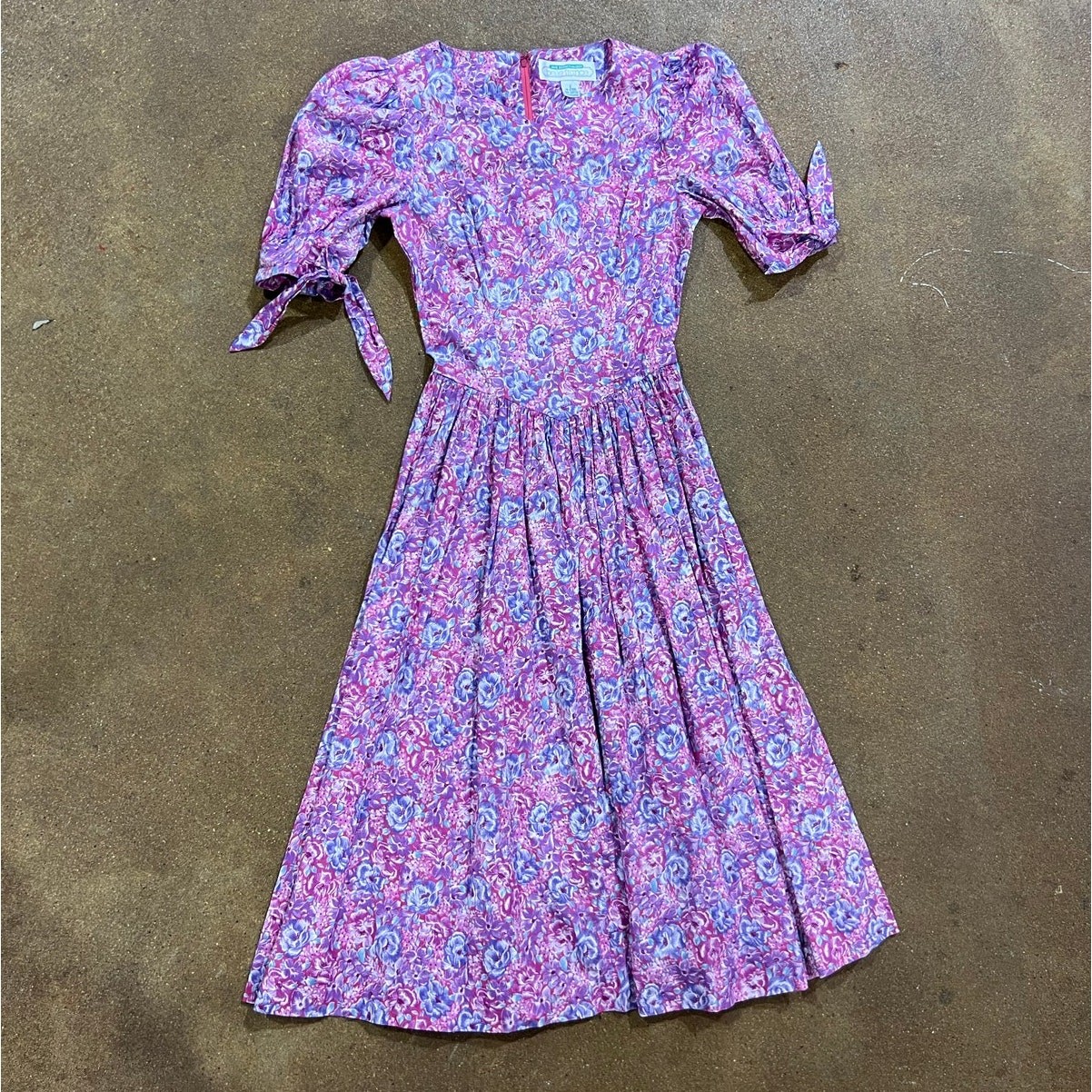 70s Belle France floral cottage dress