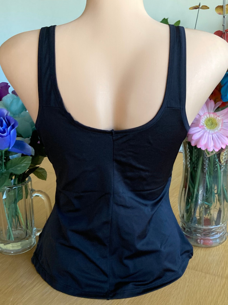NANCY GANZ Size Medium BLACK Shaping Molded Cup Camisole Disc’t Style #3310
