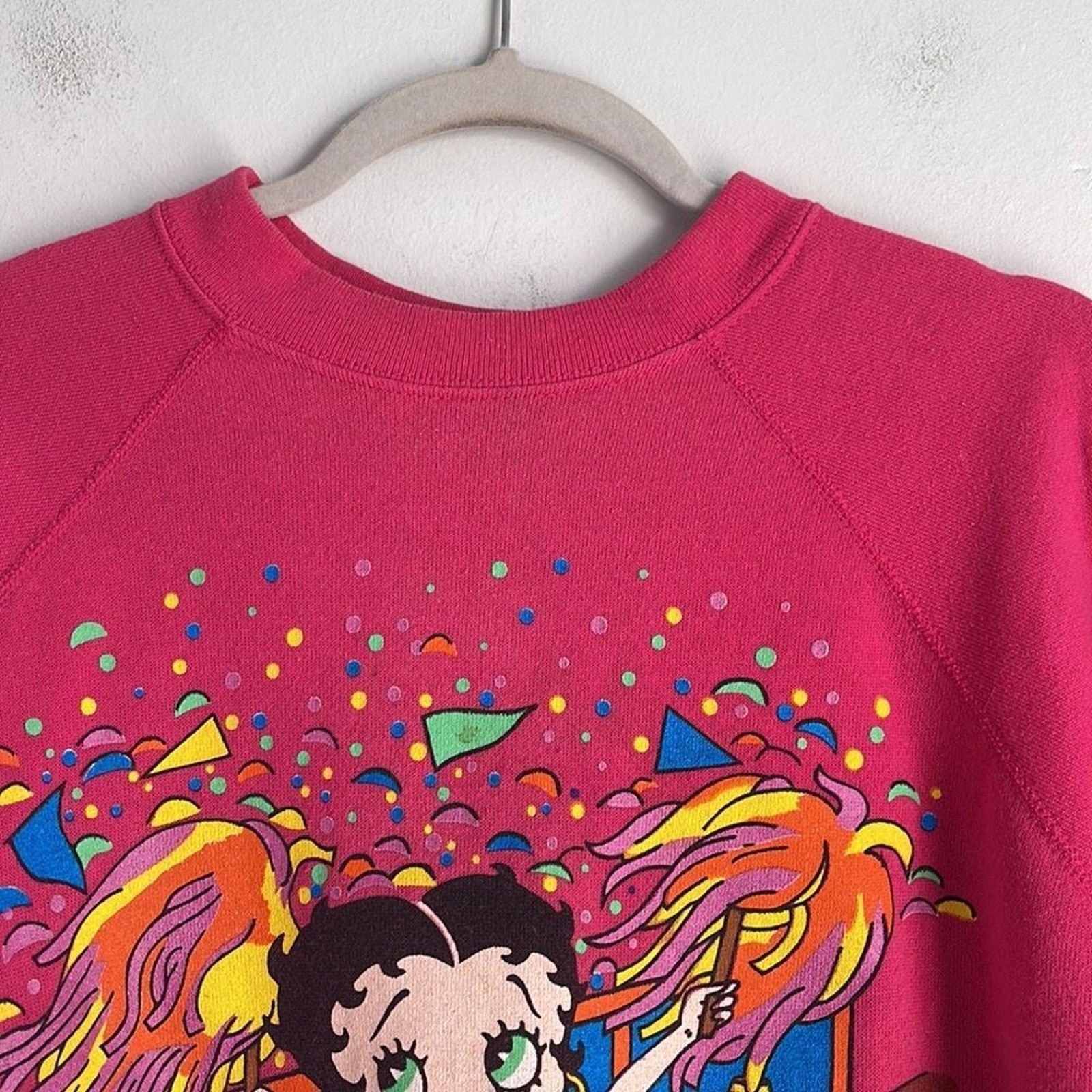 Vintage 1994 Tultex Betty Boop graphic crewneck pullover sweatshirt sz XL