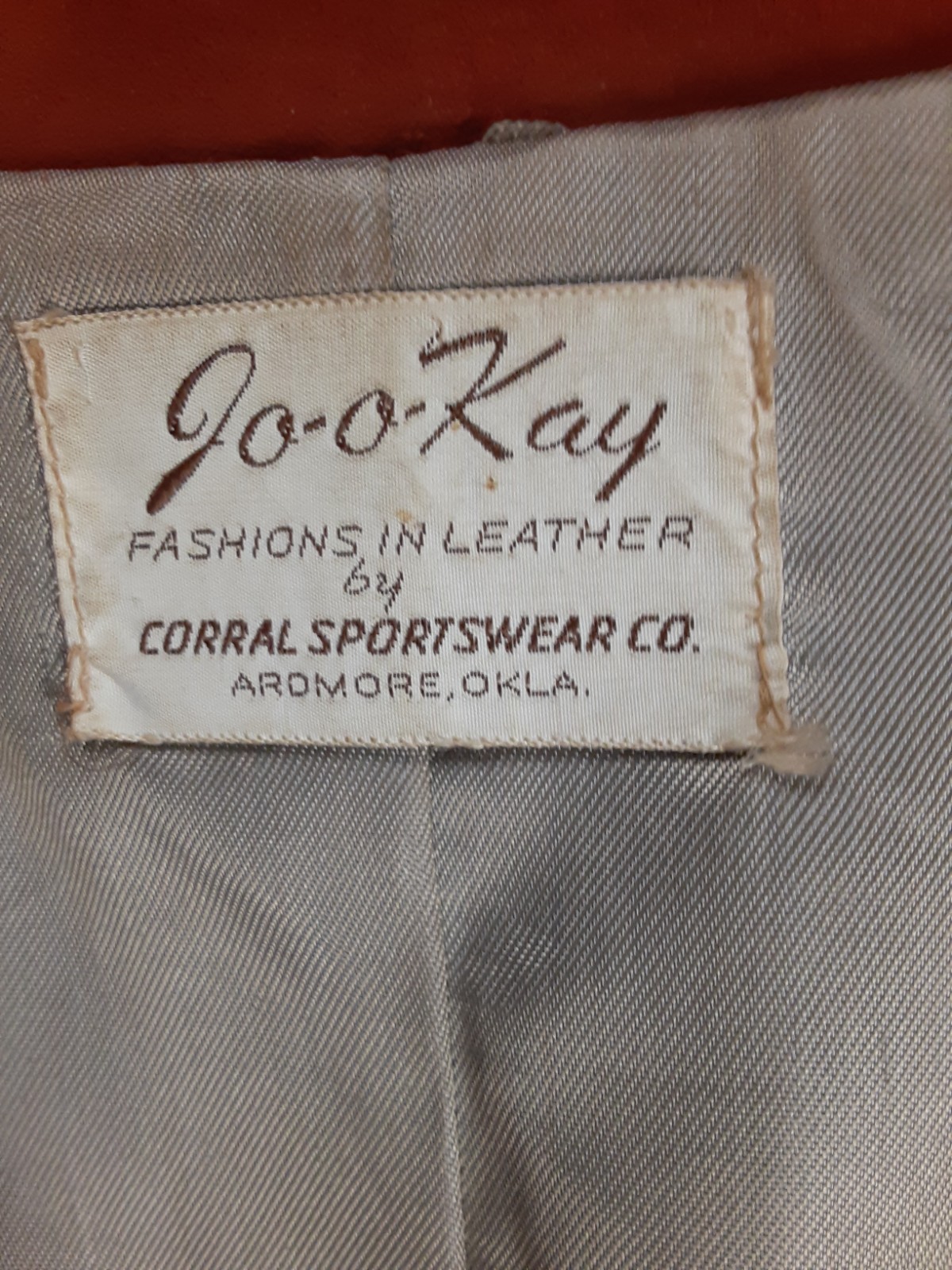 Vintage 60s Jo-O-Kay Corral Du Pont Fringe Burnt Orange Suede Western Jacket