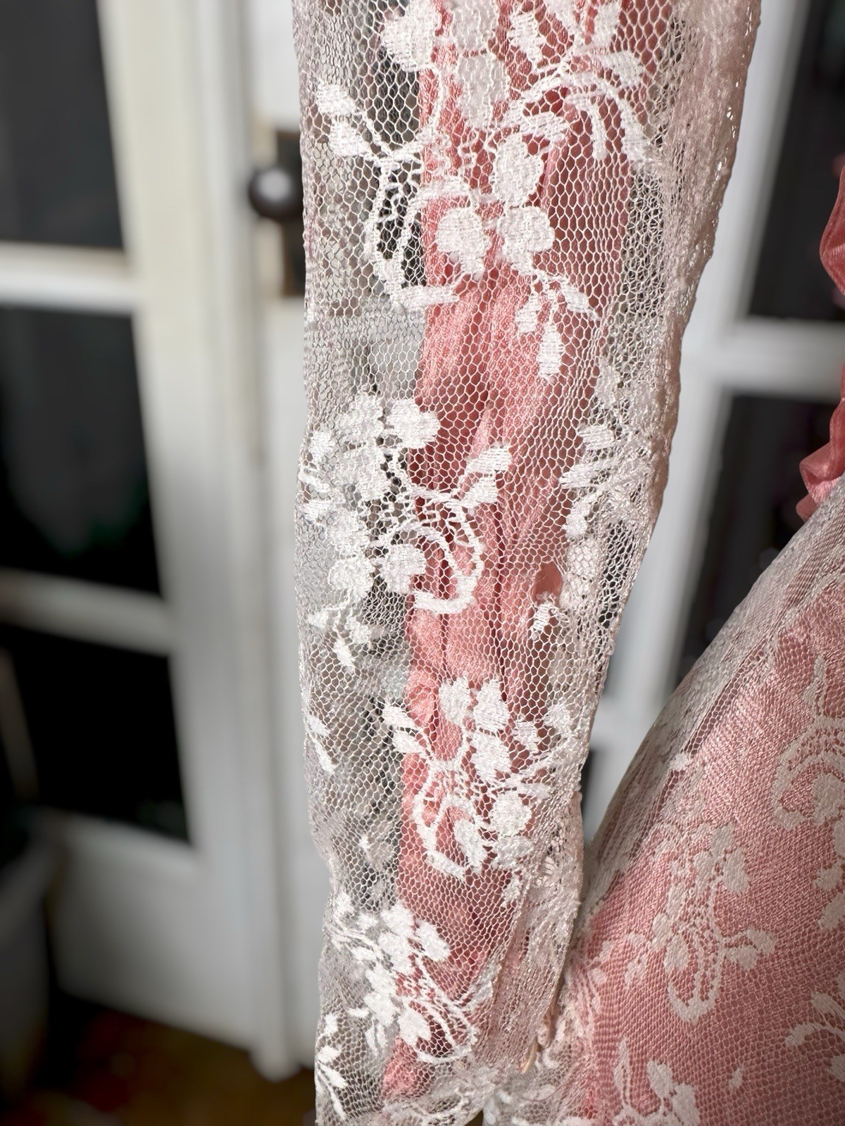 Gunne Sax Jessica McClintock Vtg 80’sDress Lace & Satin Romantic Victorian Party