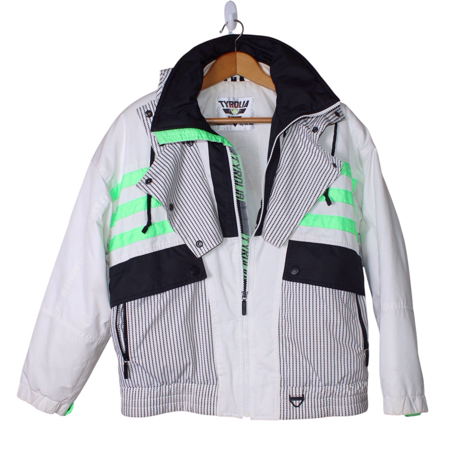 1980s-90’s Tyrolia by HEAD Snow Ski Jacket Women’s 8 Retro Made In Hong Kong