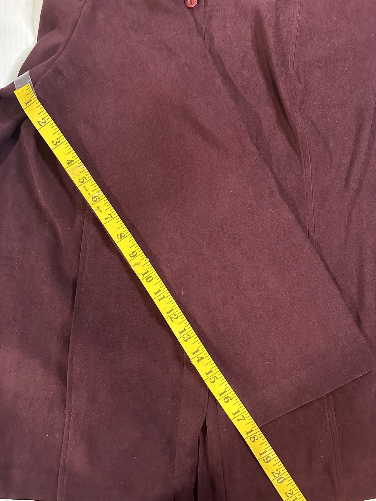 Vintage Maggie McNaughton Purple Suede Shacket Women Blazer Career Classic 18W