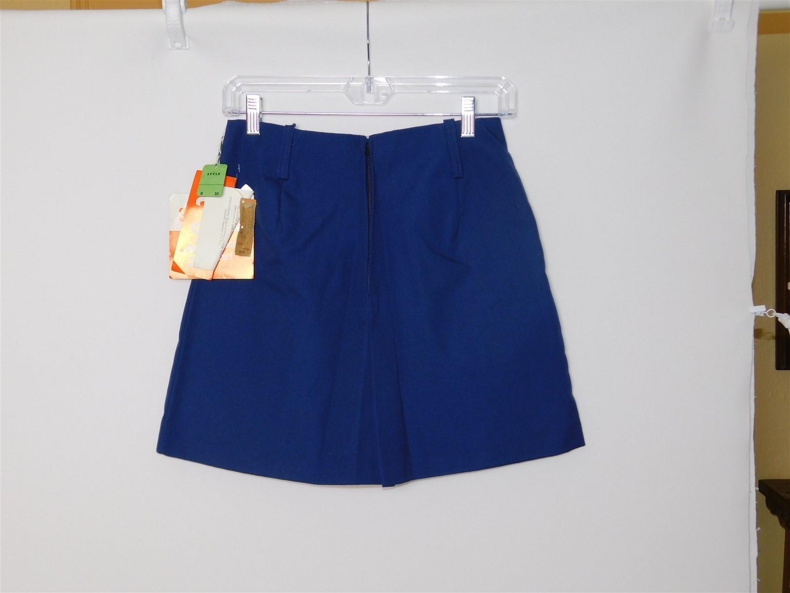 NWT Women’s SCOOTERS 1960s Navy Blue Skort Waist 24