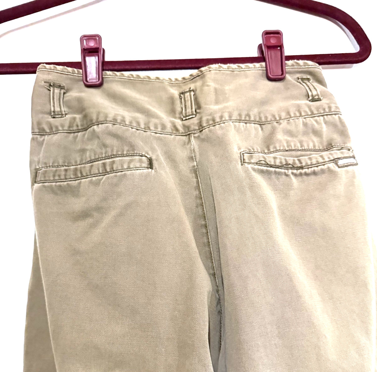 Vintage Y2K Jordache High Waist Jeans Khaki Barrel Leg Size 7/8 Pleats Mom Jeans