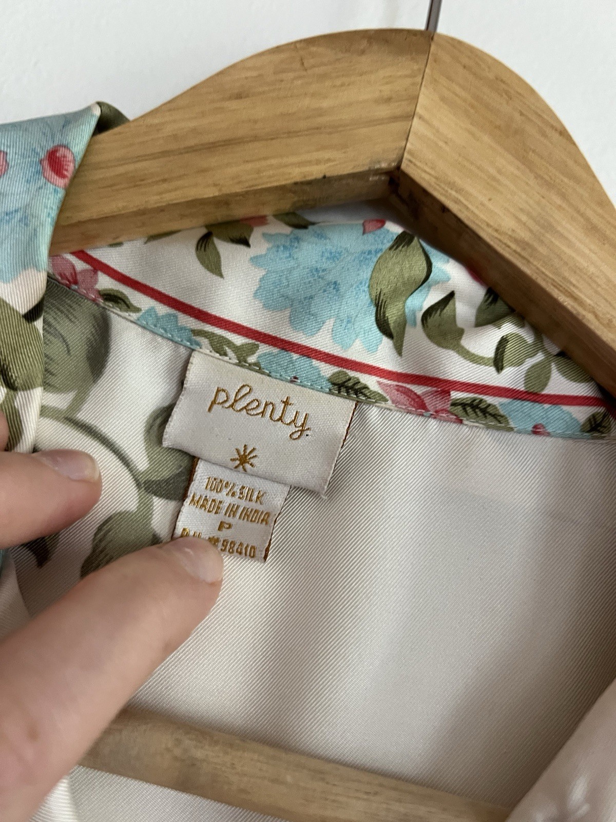Vintage Floral Button Up Blouse Jacket Colorful Retro 70s 80s Print Long Sleeve