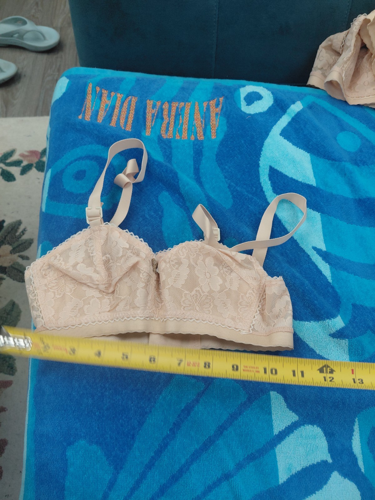 Vintage Lady Cameo Lingerie Bra Size 28D