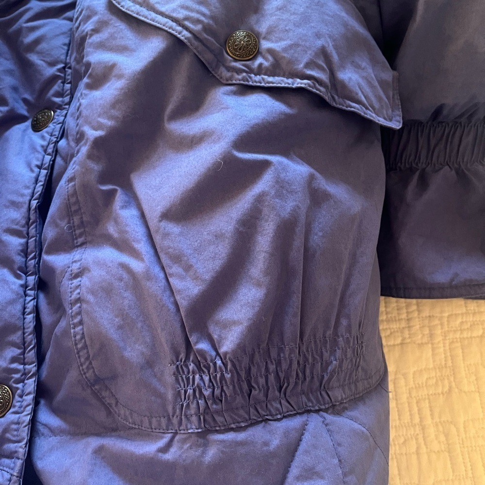 J. Gallery Periwinkle Puffy Down Coat