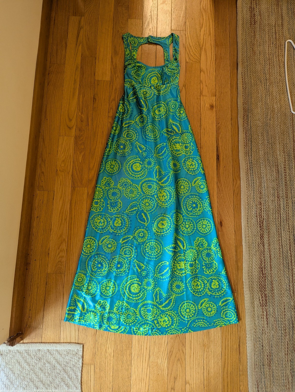 Vintage 1970s California High Tide Maxi Dress Women’s