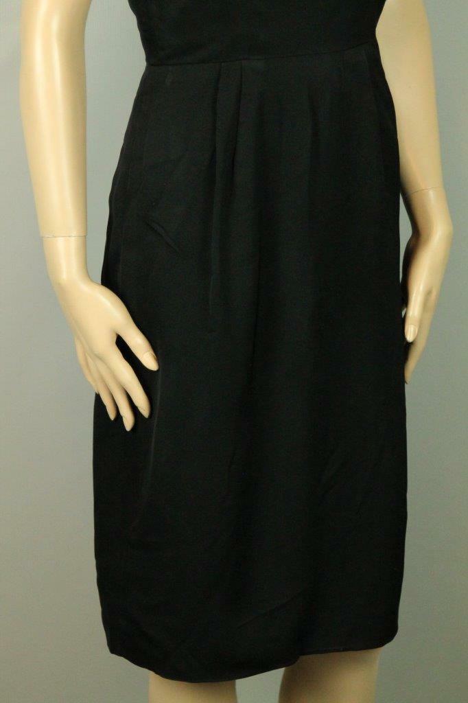 Vtg 50s RAPPI Ruched Chiffon Organza Rockabilly Cocktail Party Sheath Dress S
