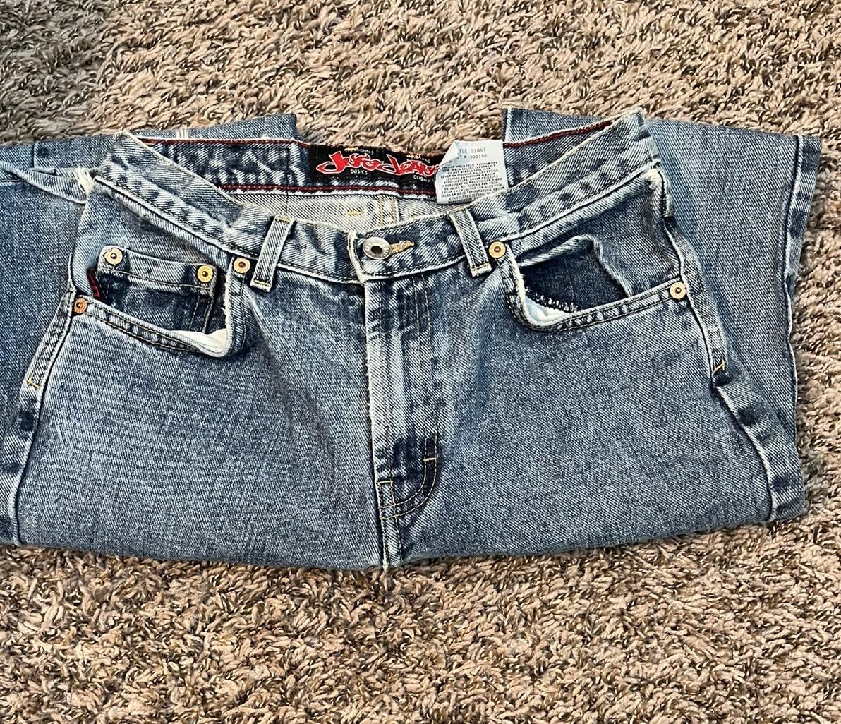 Vtg Jnco Jeans Basics Original Women’s Sz7 20” 1061 USA Style S1061 Cut#300106