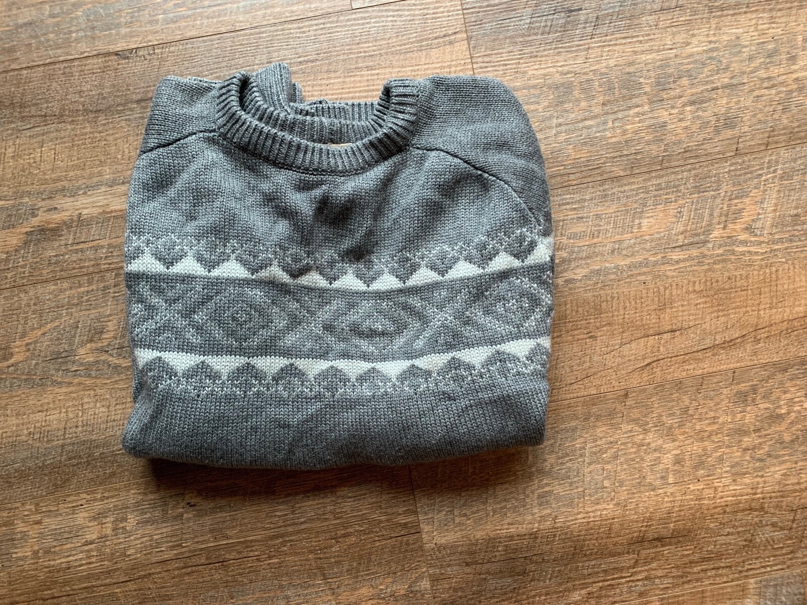 Women’s Vintage Scandia Woods Long Sleeve Crew Neck Sweater Wool Blend Sz M