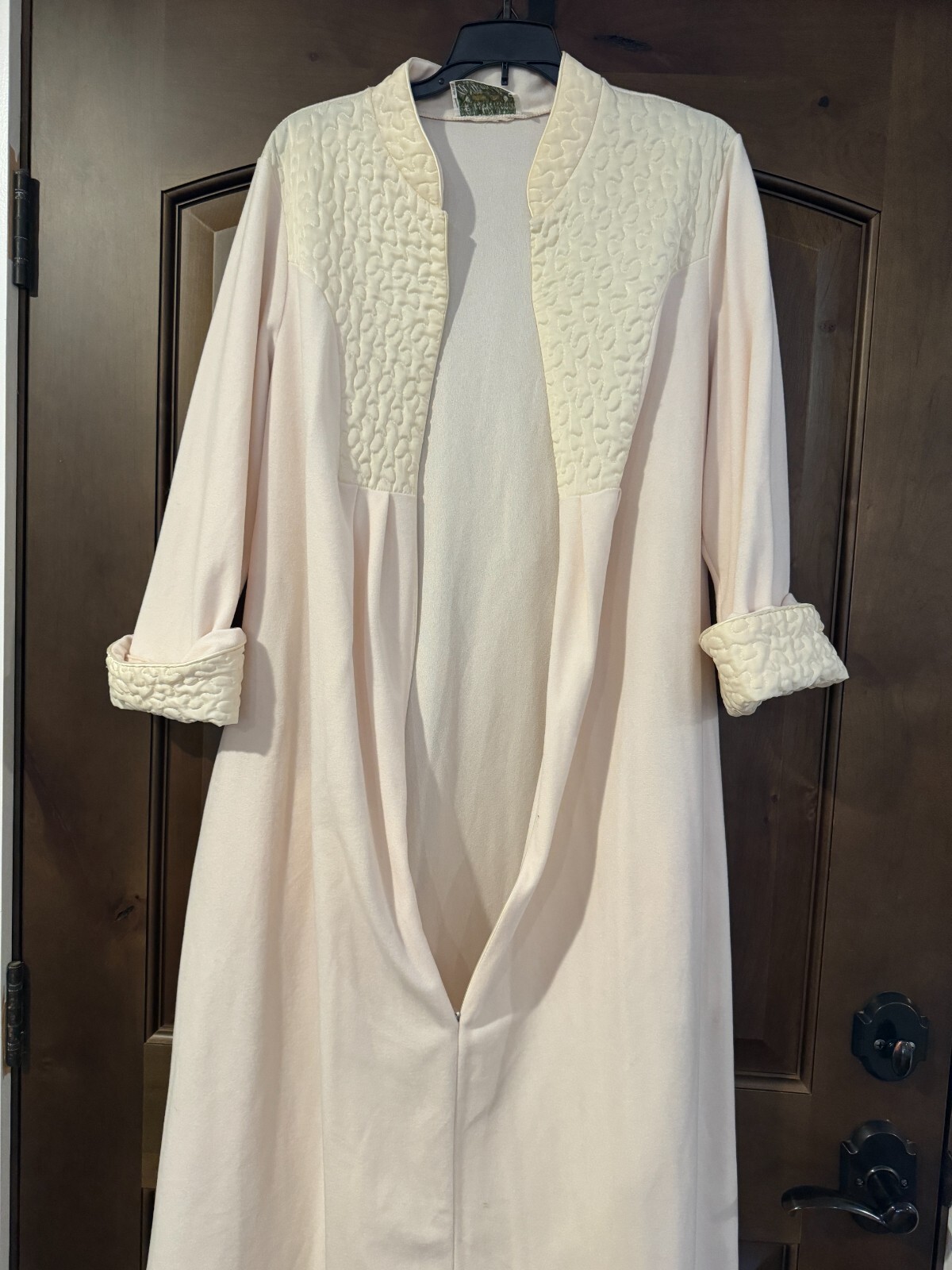Vintage Sears Robe 70’s Quilted Trim/Accents No Size Tag–See Measurements