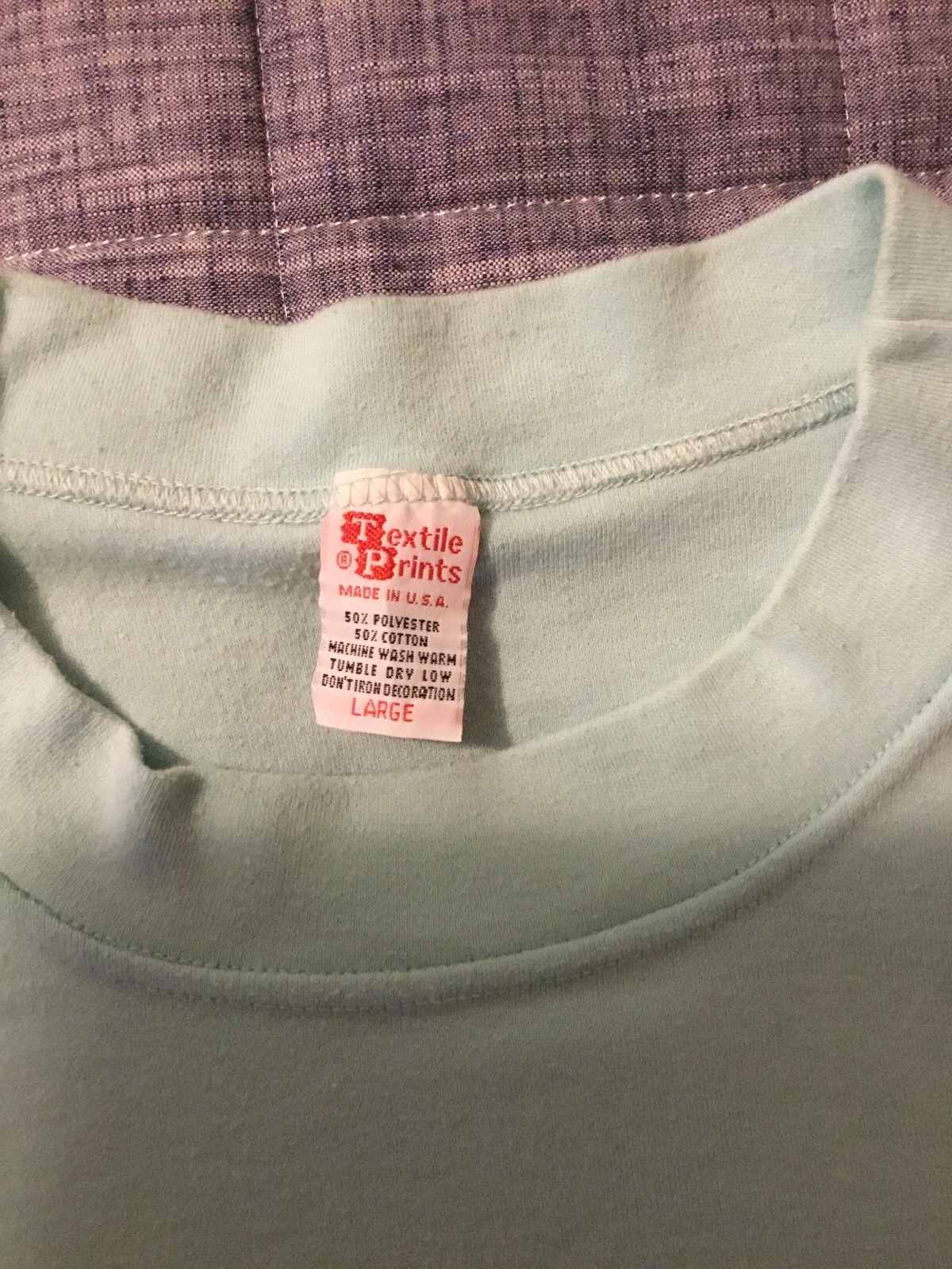 Vintage 70s Women’s Virginia Beach Tee Size L Retro Beach Wear Sail Boat