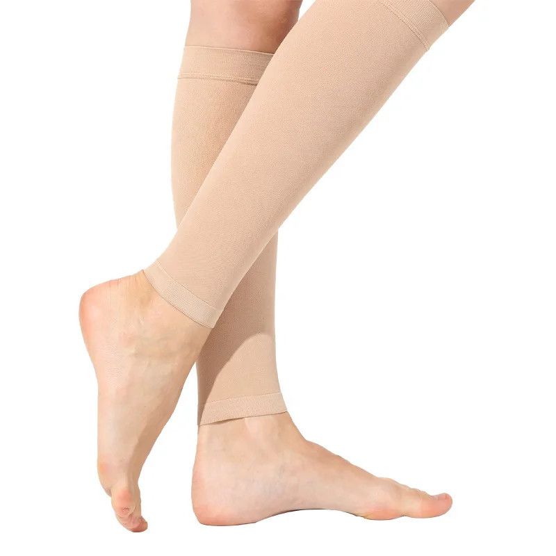S M L XL XXL XXXL 23~32mmHg Men Woman Thigh High Medical Compression Stockin
