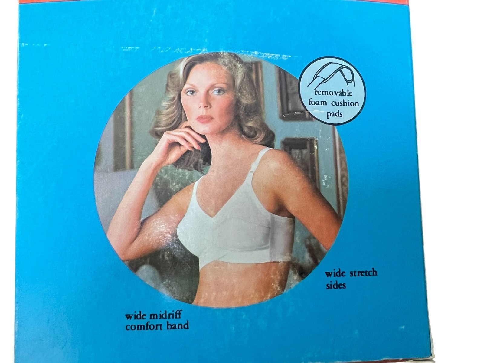 36 C VTG 70s NOS Exquisite Form BRA FUL-LY Doubleknit P1976 For Full Figured