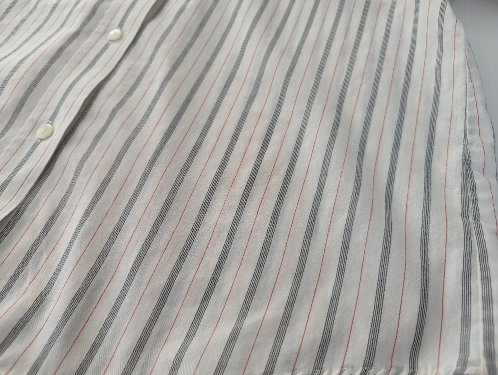 Lot 3 VTG Womens 8/LG Collared Button Blouses Yves St Clair Ralph Lauren Stripes