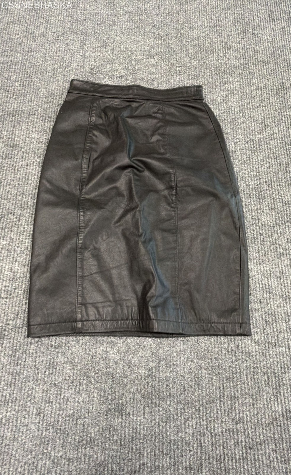 Vintage 90s G-III Leather Fashions Women’s Black High Waist Pencil Skirt Sz 7/8