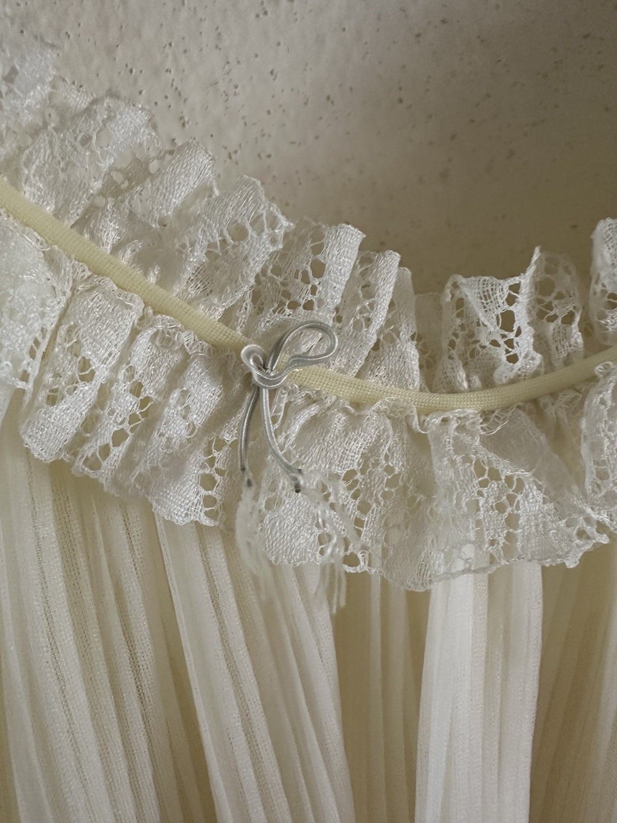 1960s Babydoll Set Evette Runproof Sheer Mushroom Gusset Panty 2 Tone Ruffle VTG
